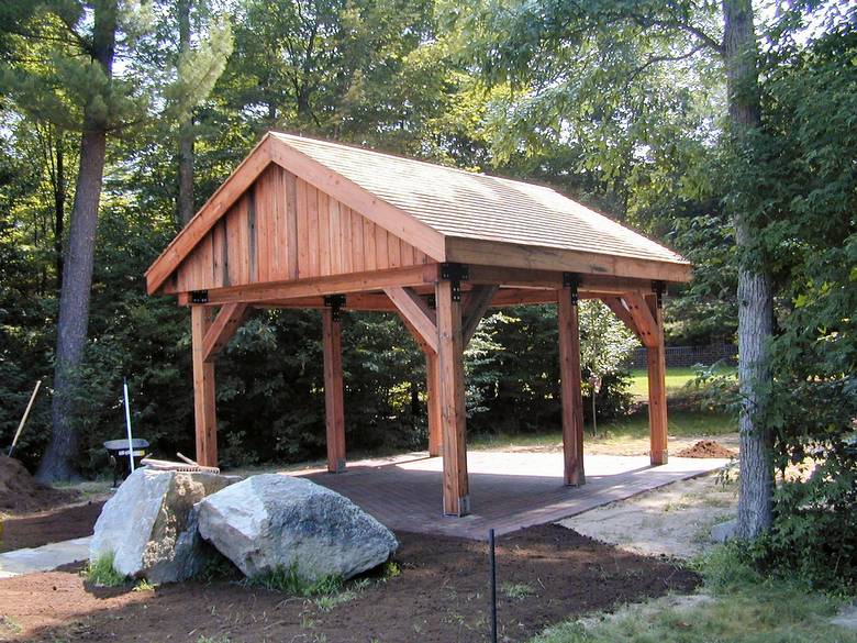 Timberland Pavilion / Timberland Company employees built this pavilion as a community service